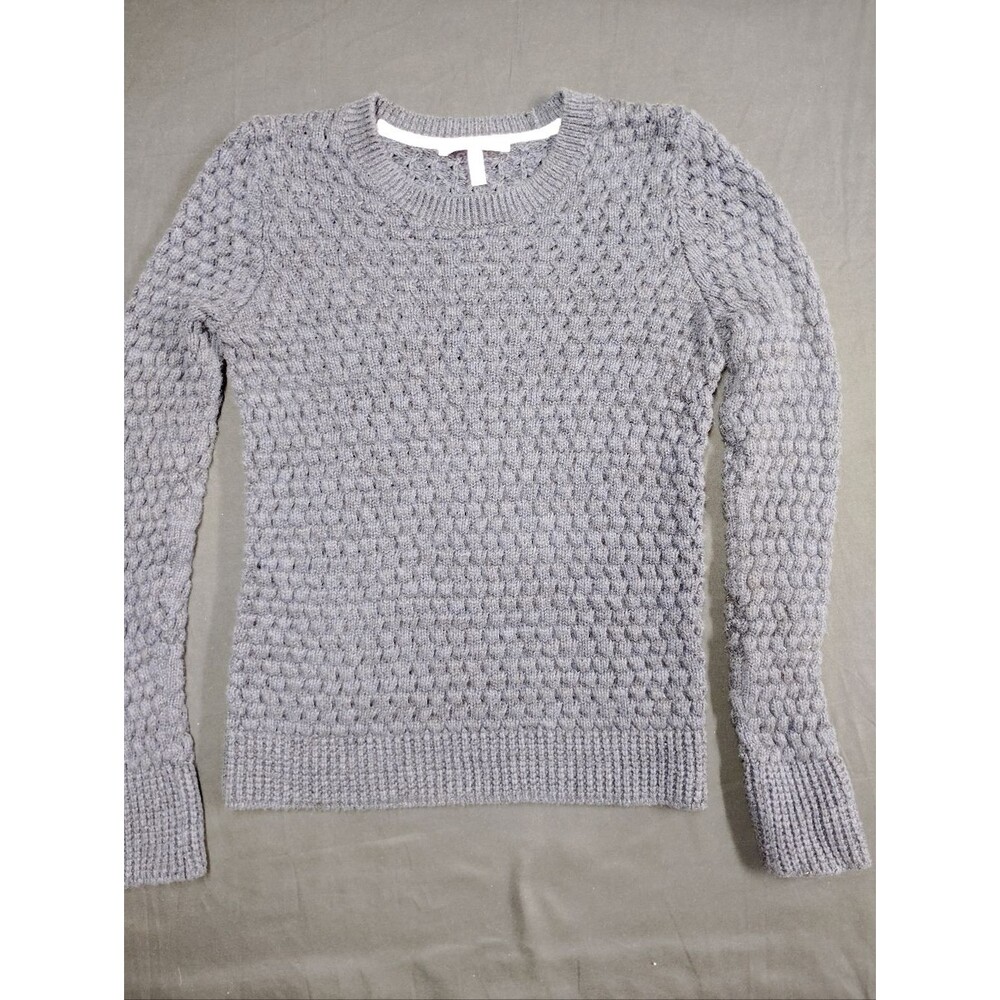 Victoria's Secret Blue Cozy Thick Textured Knit Crewneck Sweater